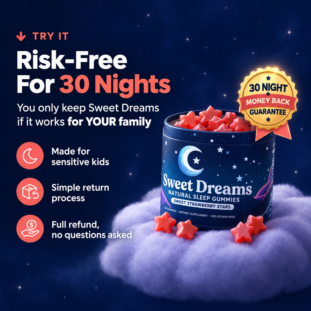 Sweet Dreams Stay Asleep Gummies – Magnesium for Kids